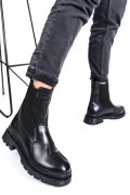GHETE PIELE NATURALA NEGRE 4S7721