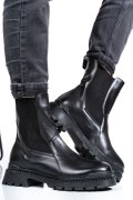 GHETE PIELE NATURALA NEGRE 4S7721
