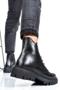 GHETE DAMA IMBLANITE PIELE NATURALA NEGRE 4S7722