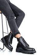 GHETE DAMA IMBLANITE PIELE NATURALA NEGRE 4S7722