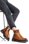 GHETE DAMA IMBLANITE PIELE NATURALA MARO 4S7734