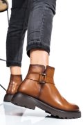 GHETE DAMA IMBLANITE PIELE NATURALA MARO 4S7734
