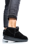 GHETE DAMA IMBLANITE PIELE NATURALA INTOARSA NEGRE 1S771200