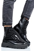 GHETE DAMA IMBLANITE PIELE NATURALA NEGRE 1S7750LIB