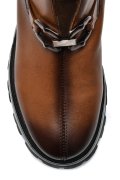 GHETE DAMA IMBLANITE PIELE NATURALA MARO 4S7729