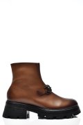 GHETE DAMA IMBLANITE PIELE NATURALA MARO 4S7729