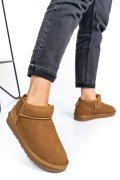 GHETE DAMA IMBLANITE PIELE NATURALA INTOARSA MARO 1S771200