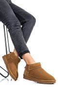 GHETE DAMA IMBLANITE PIELE NATURALA INTOARSA MARO 1S771200