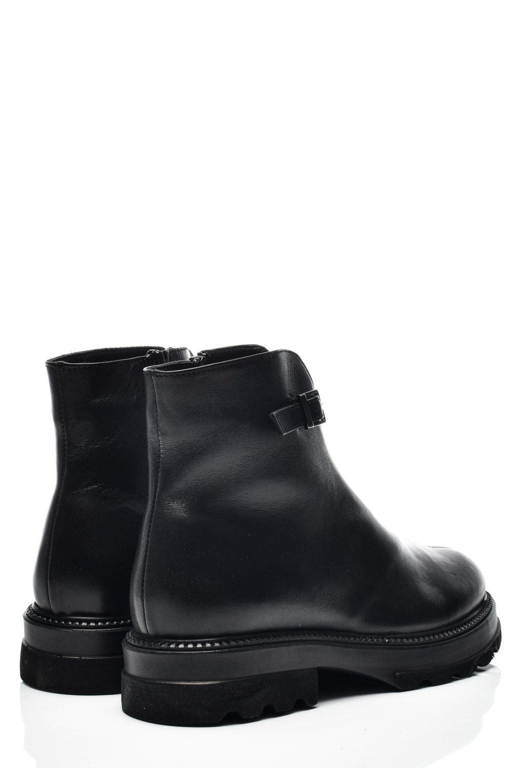 GHETE NEGRE PIELE NATURALA 4S7730