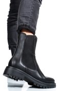 GHETE DAMA CAPTUSITEPIELE NATURALA NEGRE WS77H-450H03
