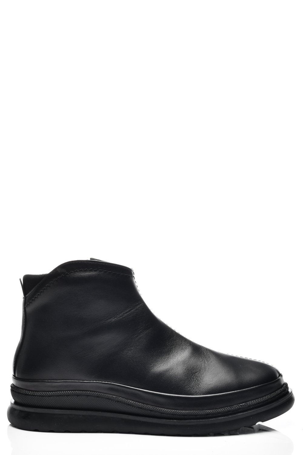 GHETE DAMA IMBLANITE PIELE NATURALA NEGRE 4S7720