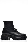 GHETE DAMA IMBLANITE PIELE NATURALA NEGRE 4S7729