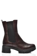 GHETE FEMEI CAPTUSITE  PIELE NATURALA MARO INCHIS VB083202