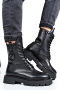 GHETE DAMA CU SIRETURI PIELE NATURALA NEGRE 2S7722830NP