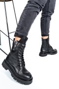GHETE DAMA CU SIRETURI PIELE NATURALA NEGRE 2S7722830NP