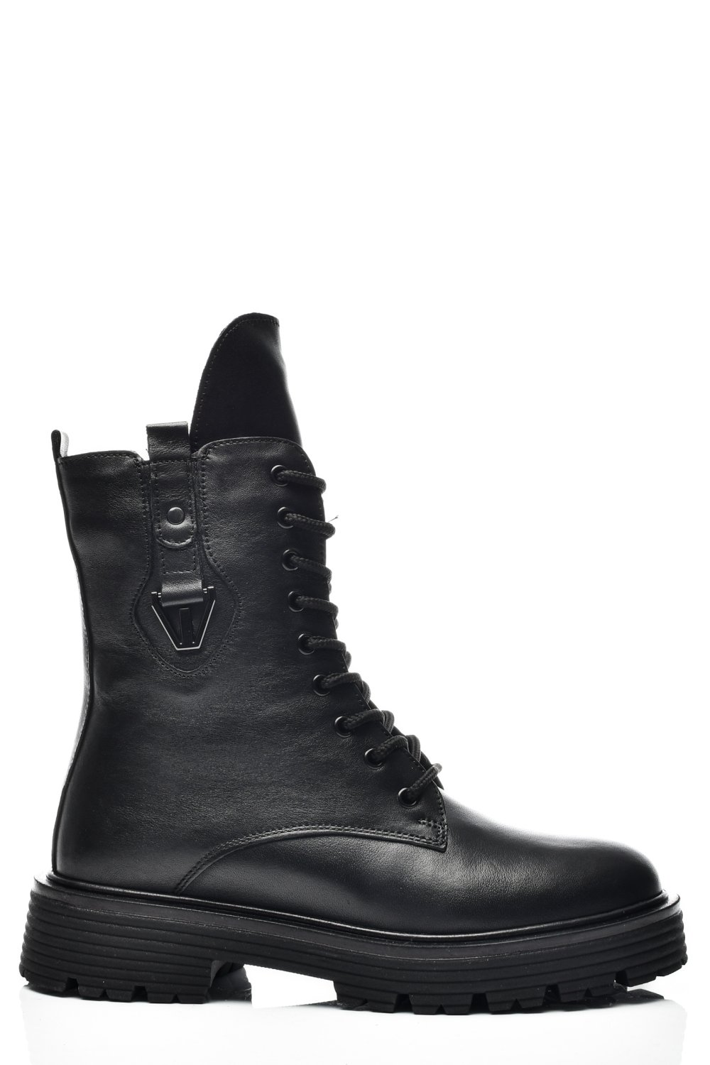 GHETE DAMA CU SIRETURI PIELE NATURALA NEGRE 2S7722830NP