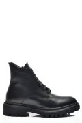 GHETE DAMA IMBLANITE PIELE NATURALA NEGRE 4S7722