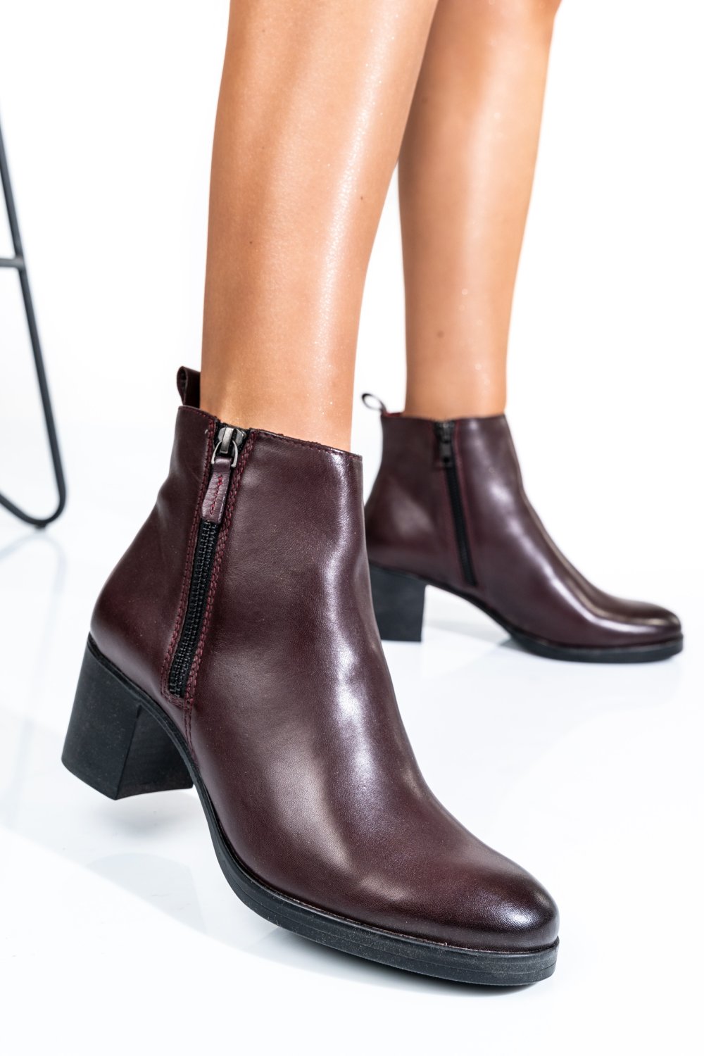 BOTINE DAMA PIELE NATURALA VISINII WS77H-114H16