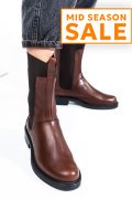 GHETE DAMA CAPTUSITE PIELE NATURALA MARO INCHIS 7S77628
