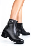 GHETE DAMA PIELE NATURALA NEGRE TOC MIC 2S7702