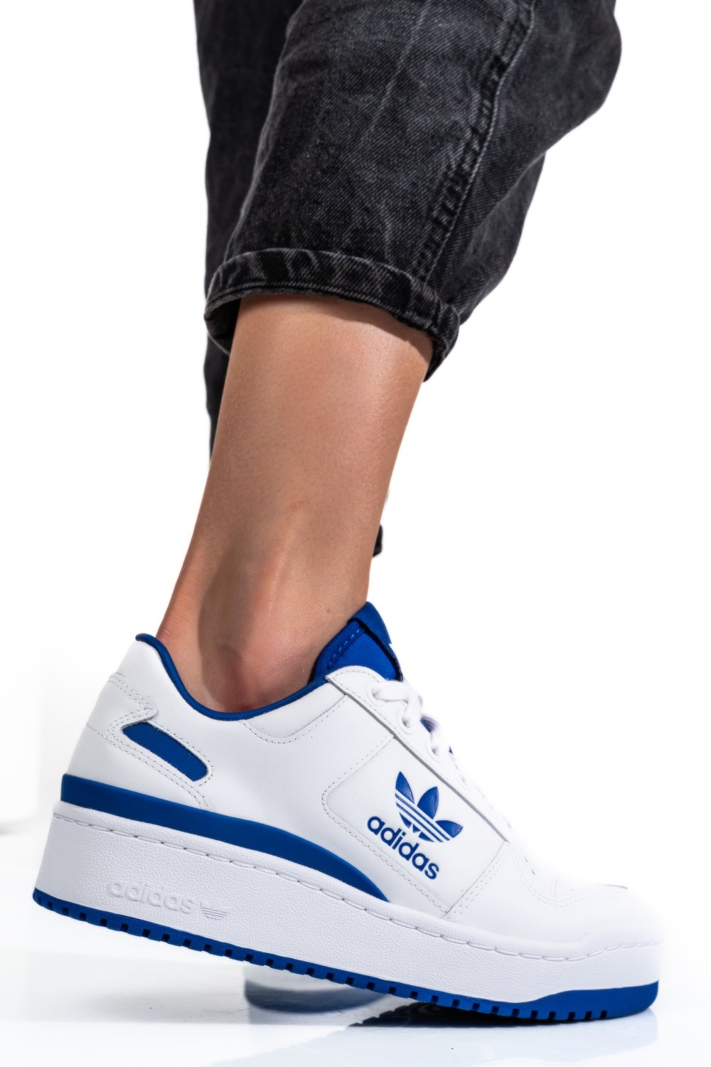 ADIDAS WMNS FORUM BOLD, PANTOFI SPORT WHITE BLUE