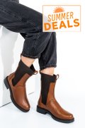 GHETE MARO DESCHIS PIELE NATURALA 7S77628