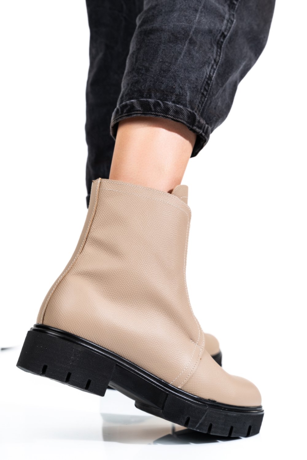 GHETE BEJ PIELE NATURALA 1S7770