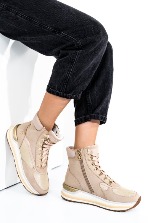 U.s. polo assn, pantofi sport beige ophra004