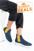 U.S. POLO ASSN, GHETE DAMA NAVY YELLOW PENNY004