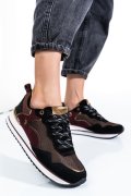 U.S. POLO ASSN, PANTOFI SPORT BLACK BORDO LAYLA001