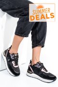 U.S. POLO ASSN, PANTOFI SPORT BLACK PINK OPHRA006