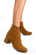 BOTINE DAMA PIELE NATURALA INTOARSA MARO 7S7722