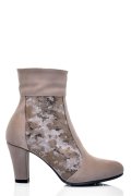 BOTINE DAMA PIELE NATURALA INTOARSA ROZ 7S7771