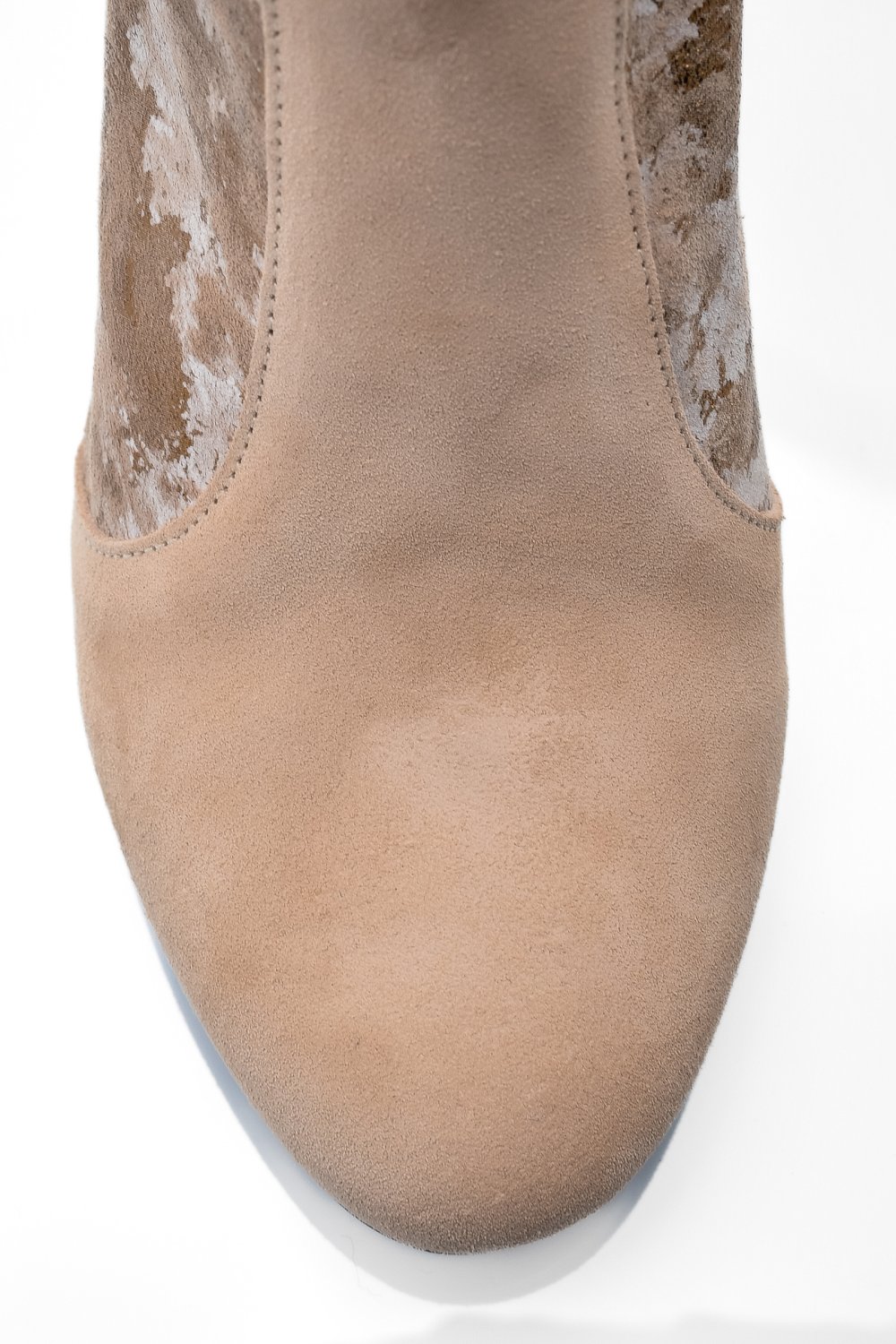 BOTINE DAMA PIELE NATURALA INTOARSA ROZ 7S7771