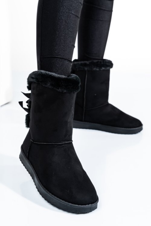 Cizme dama carrera black suede caw73900