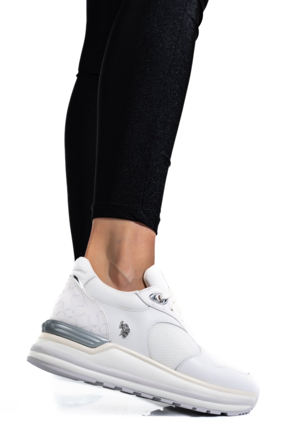 U.S. POLO ASSN, PANTOFI SPORT WHITE OPHRA005