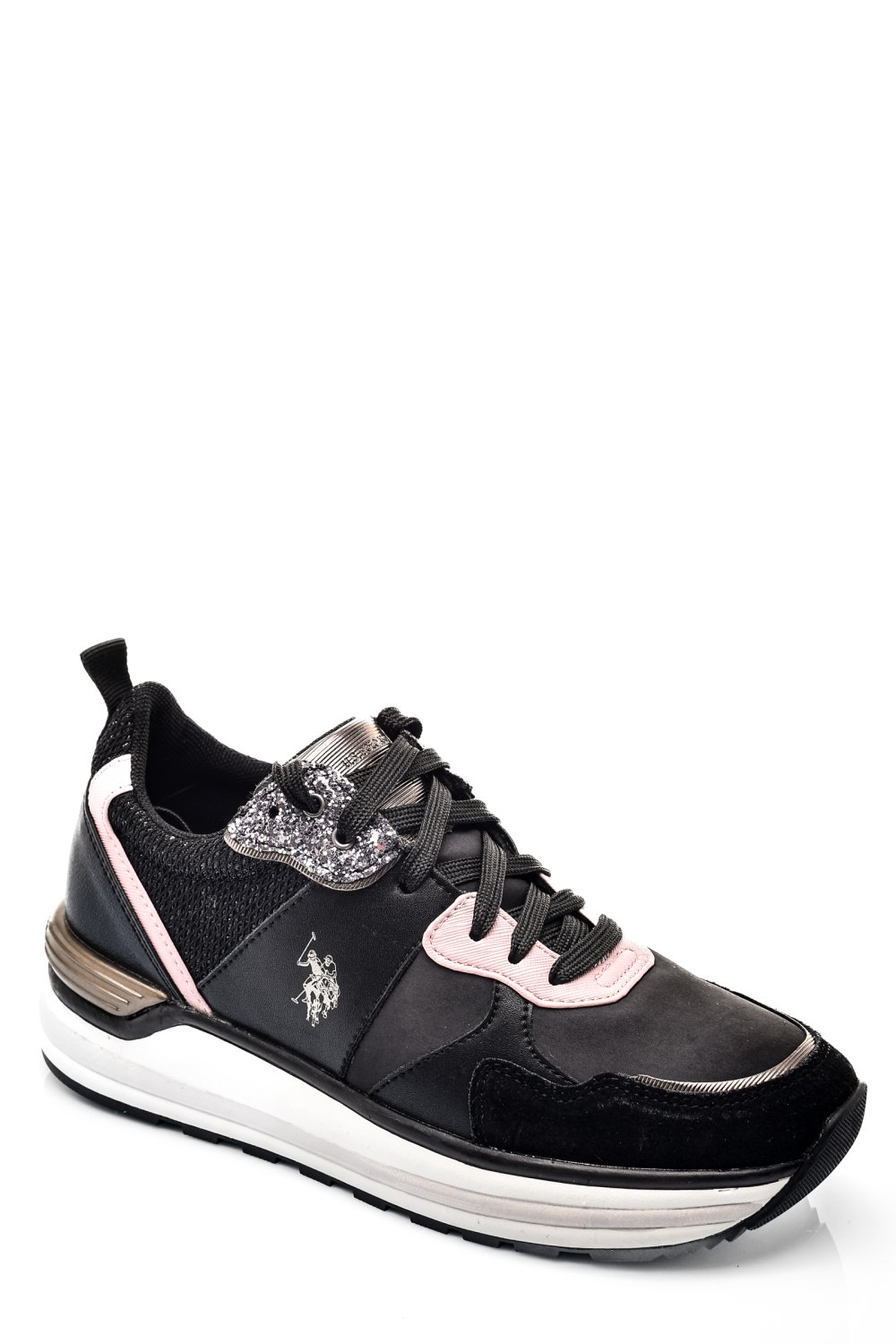 U.S. POLO ASSN, PANTOFI SPORT BLACK PINK OPHRA006