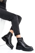 GHETE NEGRE PIELE NATURALA 4S7730