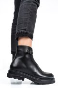 GHETE NEGRE PIELE NATURALA 4S7730