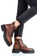 Ghete maro piele naturala 4s7722