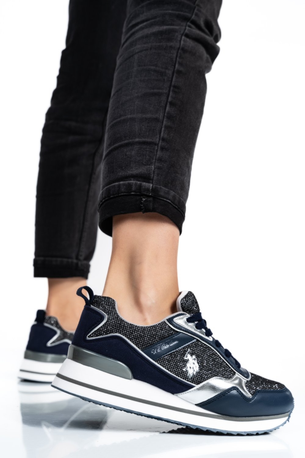 U.S. POLO ASSN, PANTOFI SPORT NAVY FEY003