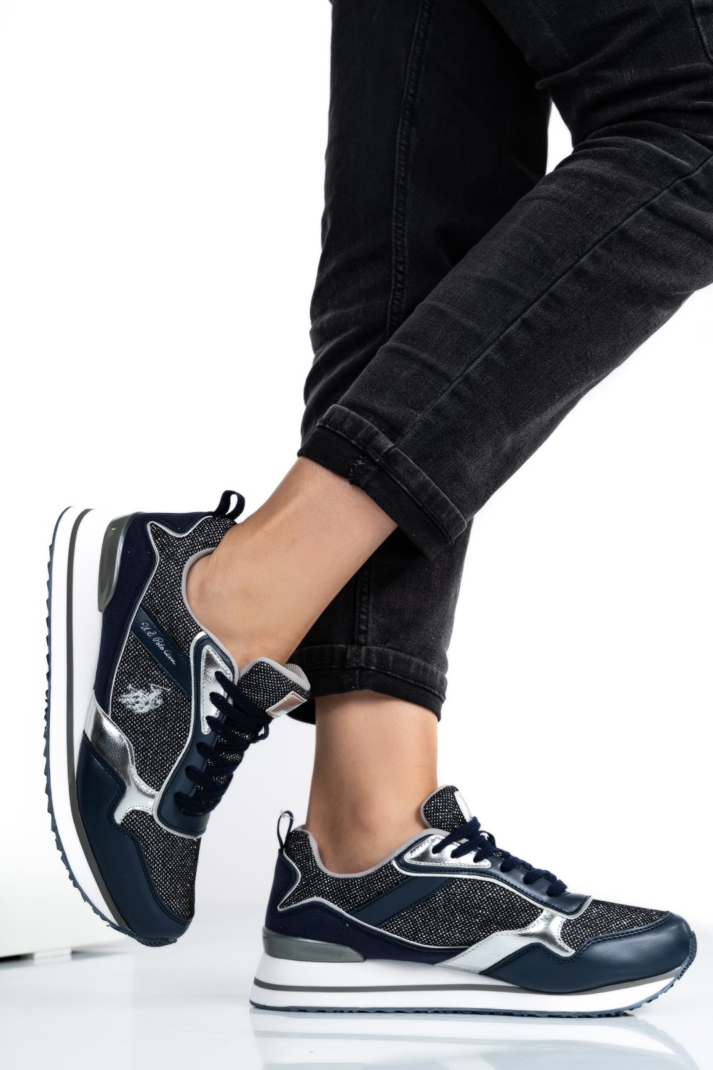 U.S. POLO ASSN, PANTOFI SPORT NAVY FEY003