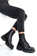 GHETE FEMEI PIELE NATURALA NEGRE 3S7760
