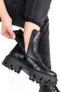GHETE FEMEI PIELE NATURALA NEGRE 3S7760