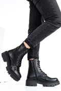 GHETE FEMEI PIELE NATURALA NEGRE 3S7760