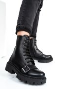 GHETE FEMEI PIELE NATURALA NEGRE 3S7760
