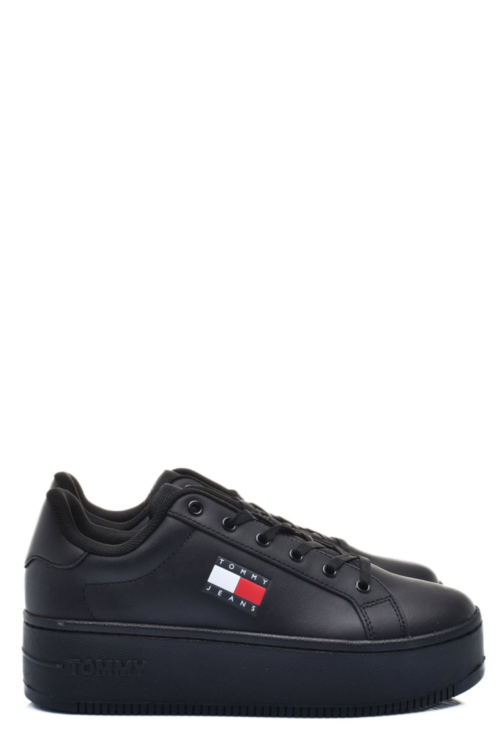 TOMMY JEANS TJW FLATFORM ESS, PANTOFI SPORT BLACK