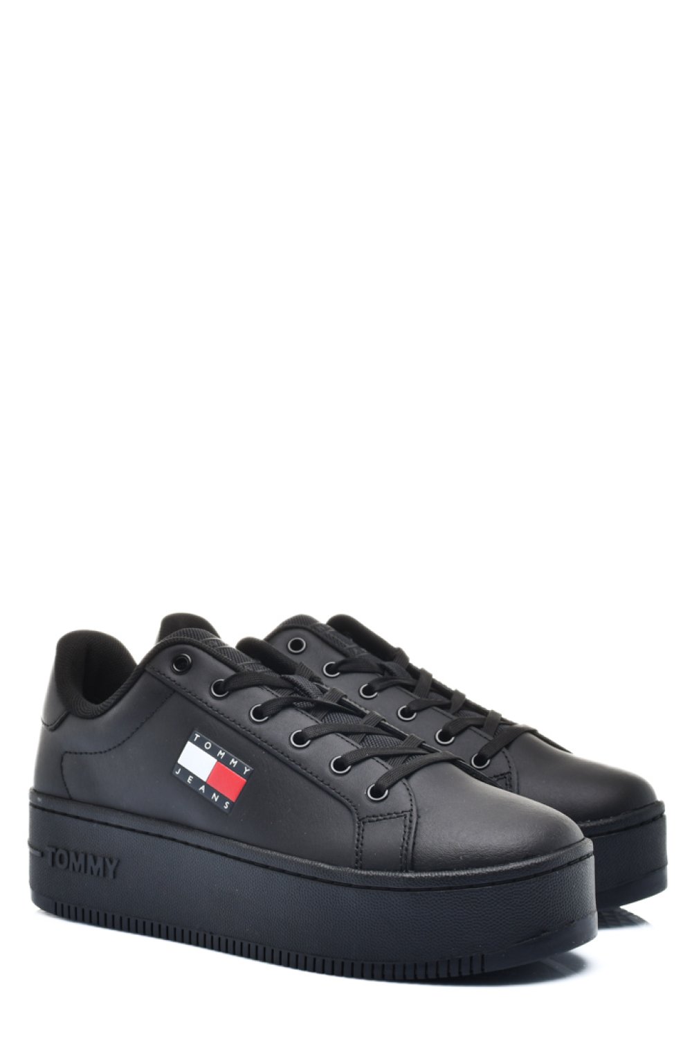 TOMMY JEANS TJW FLATFORM ESS, PANTOFI SPORT BLACK