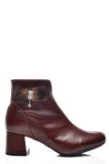 BOTINE DAMA CU TOC MIC PIELE NATURALA MARO 7S7725