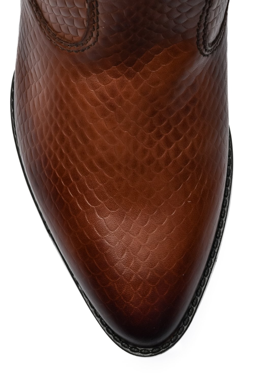 BOTINE DAMA CU TOC MIC PIELE NATURALA MARO CRO WS77H-224H25